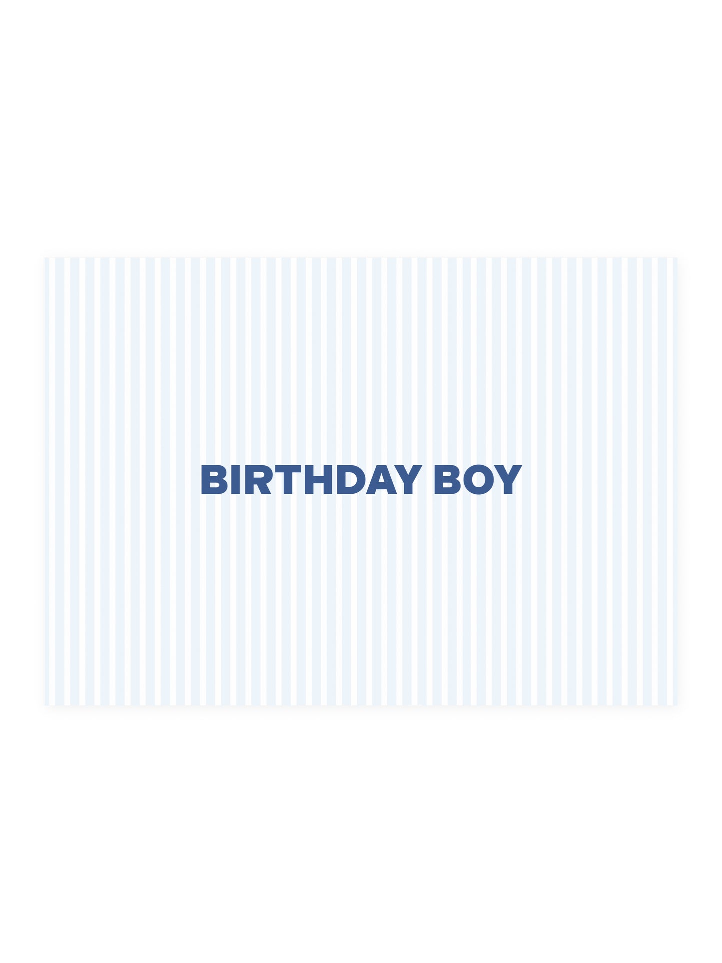 Postcard 'Birthday Boy'