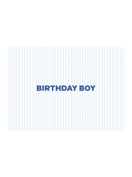 Postcard 'Birthday Boy'