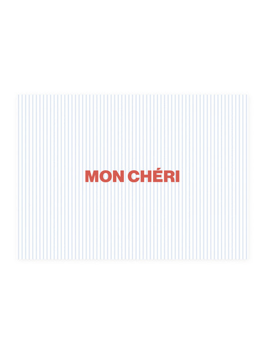 Postcard 'Mon Chéri'