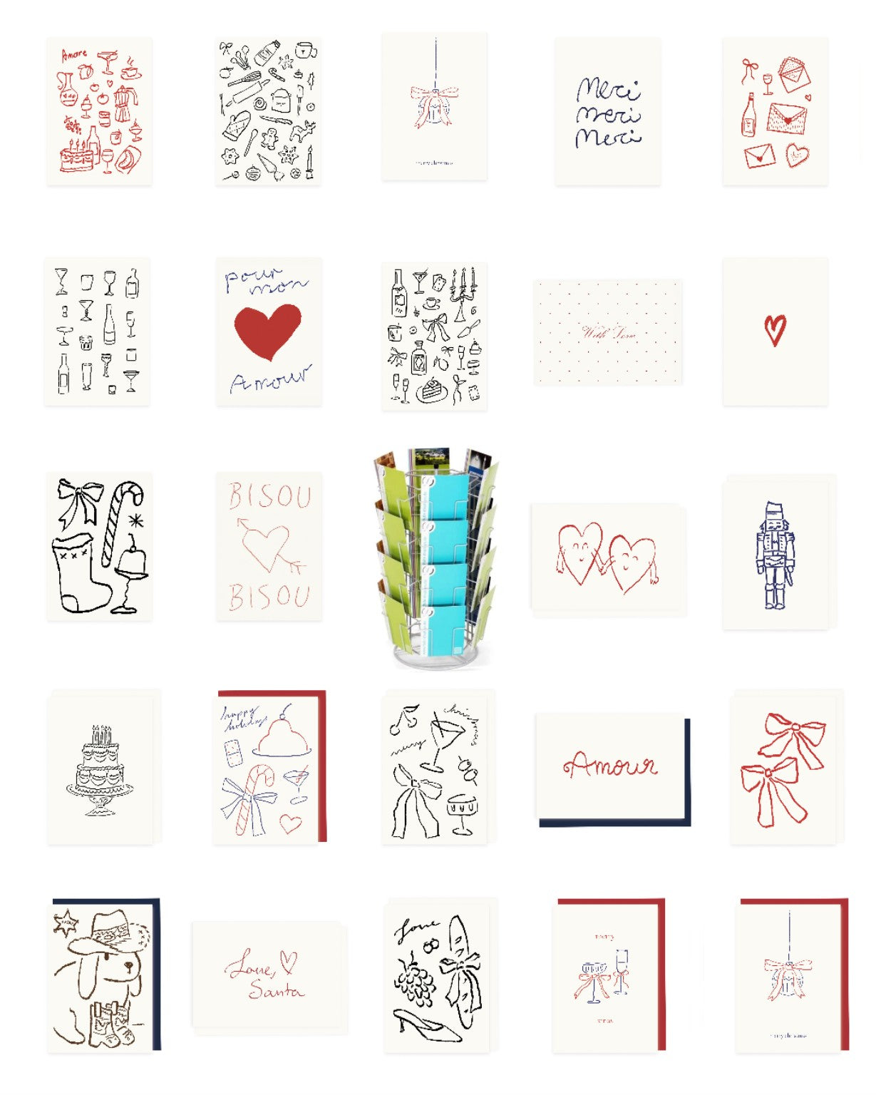 Postcards & Greeting Cards Bestseller Pack with 24 Designs
(12 Postcard Designs & 12 Greeting Card Designs)