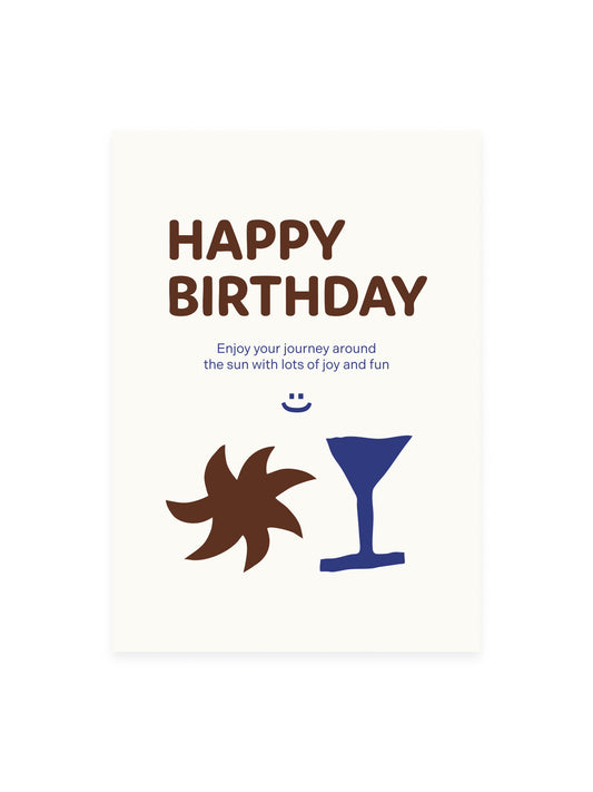 Postcard 'Happy Birthday'