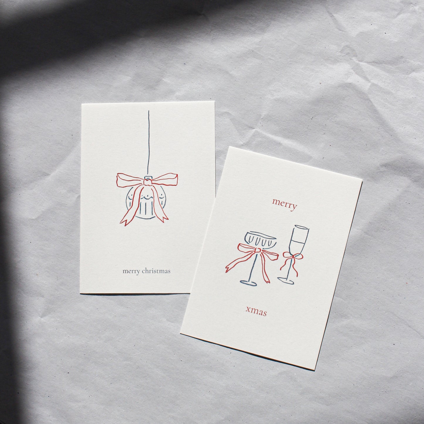 Package of Christmas cards